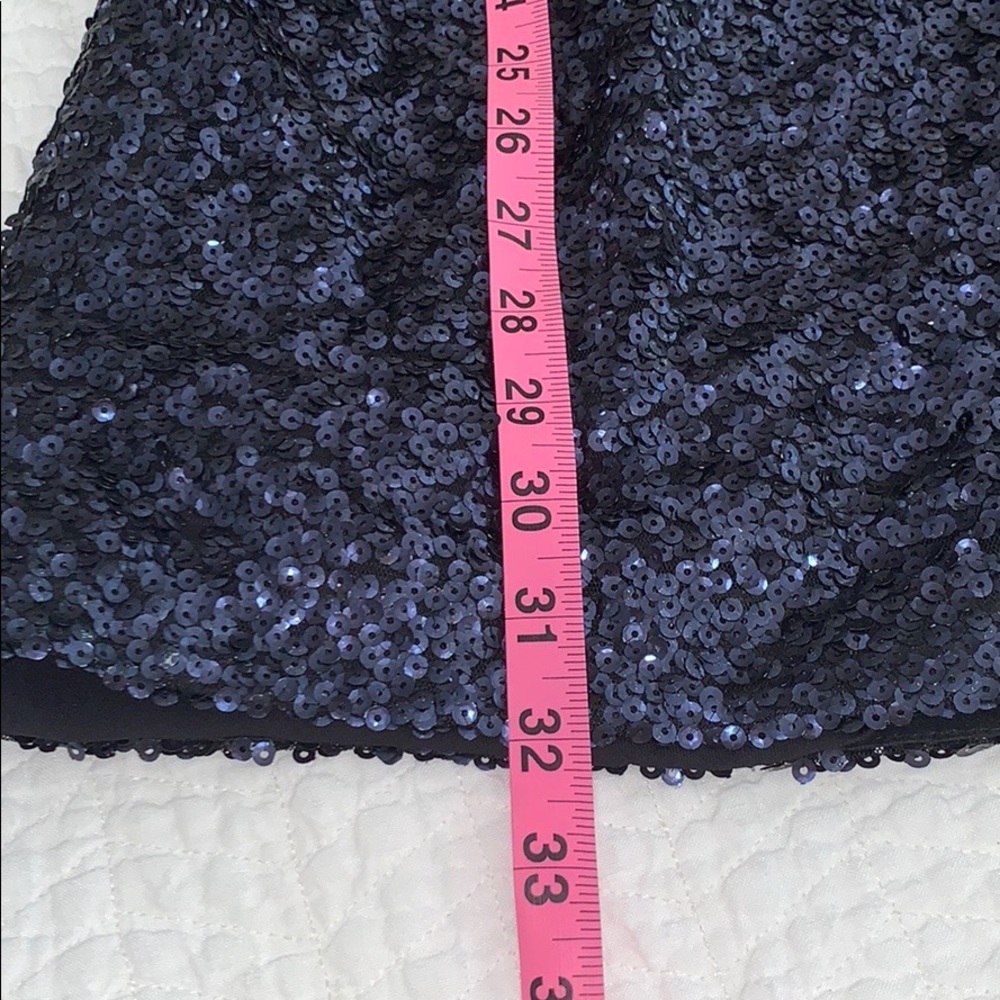 VERSACE JEANS COLLECTION NAVY BLUE SEQUIN DRESS - Picture 7 of 11